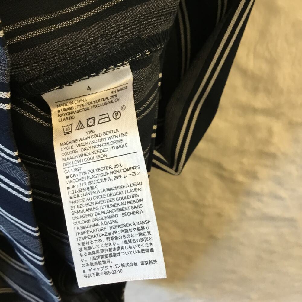 Banana Republic Stripe Smock Sleeve Shift Dress - Picture 8 of 16